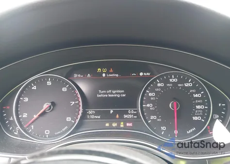 2014 Audi A6 3.0T Premium Plus from USA, damaged, VIN WAUFGAFC9EN082170